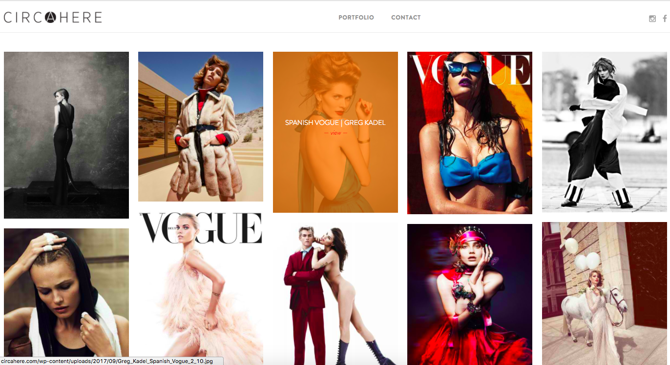 circa here website homepage